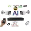 Monitorrs Security - AI IP Full Color kamerarendszer 2 kamerával 5 Mpix Wt - 6021K2