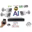 Monitorrs Security - AI IP Full Color kamerarendszer 3 kamerával 5 Mpix Wt - 6021K3