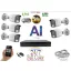 Monitorrs Security - AI IP Full Color kamerarendszer 5 kamerával 5 Mpix Wt - 6021K5