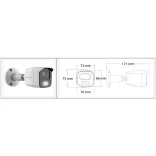 MS - AI IP Full Color kamerarendszer switchel 8 kamerával 5 Mpix Wt - 6021K8B