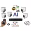 Monitorrs Security - AI IP Full Color Dóm kamerarendszer 5 kamerával 5 Mpix Wd - 6022K5