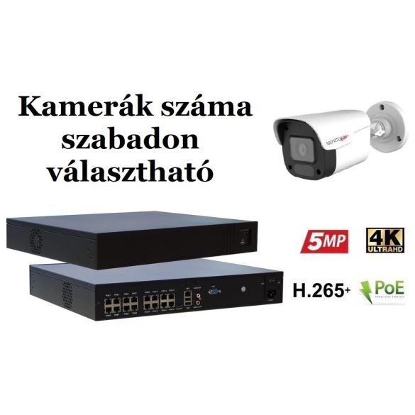 Monitorrs Security - IP kamerarendszer 9-16 kamerával 2 Mpix - 6023K9-16