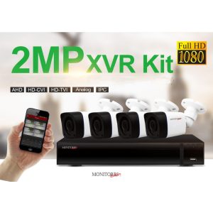 Monitorrs Security - AHD kamerarendszer 4 kamerával 2 Mpix - 6030K4