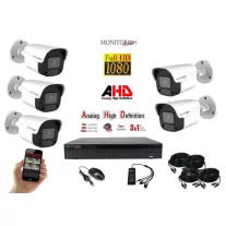   Monitorrs Security - AHD kamerarendszer 5 kamerával 2 Mpix - 6030K5