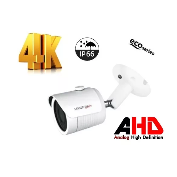 Monitorrs Security - 4k AHD kamerarendszer 6 kamerával 8 Mpix WT - 6035K6