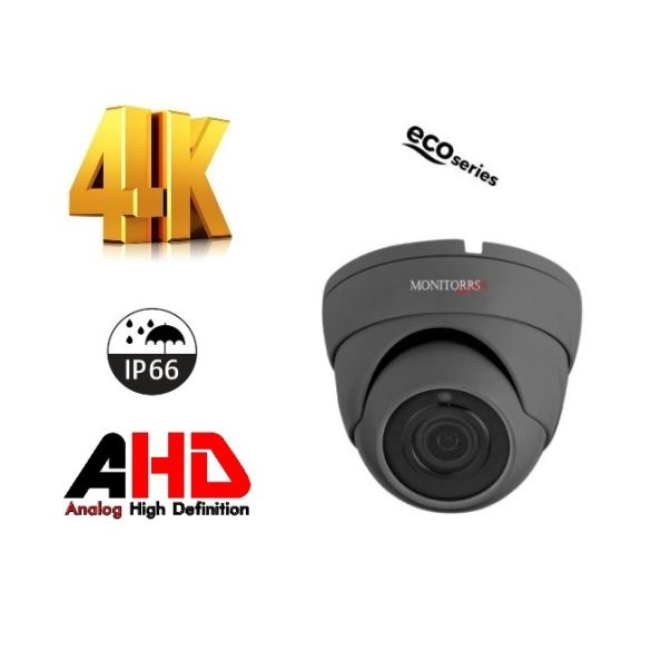 Monitorrs Security - 4k AHD kamerarendszer 2 kamerával 8 Mpix GD - 6038K2