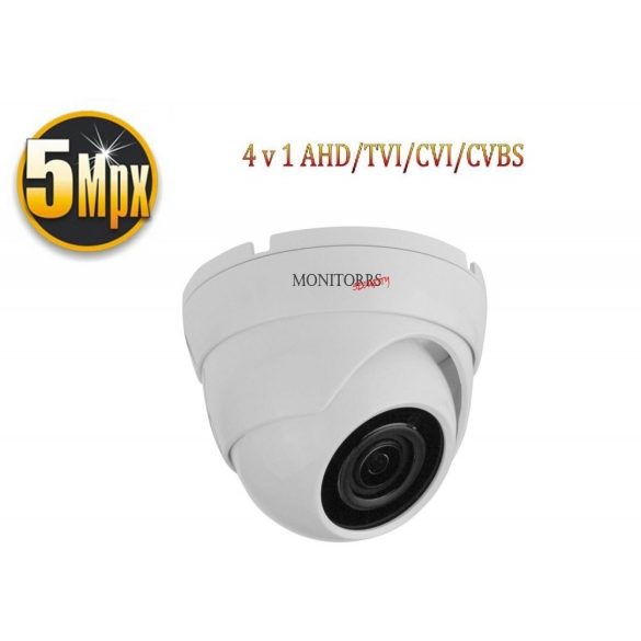 Monitorrs Security - Dóm XVR Kamera 5 MPix - 6043B