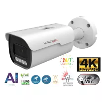  MS - AI Hybrid Light IP Park kamerarendszer 4 kamerával switchel 8 Mpix - 6070k4B