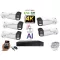 Monitorrs Security - AI Hybrid Light IP Park kamerarendszer 5 kamerával 8 Mpix - 6070k5