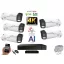 MS - AI Hybrid Light IP Park kamerarendszer 5 kamerával switchel 8 Mpix - 6070k5B