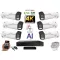 MS - AI Hybrid Light IP Park kamerarendszer 6 kamerával switchel 8 Mpix - 6070k6B