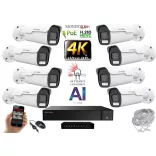 MS - AI Hybrid Light IP Park kamerarendszer 8 kamerával switchel 8 Mpix - 6070k8B