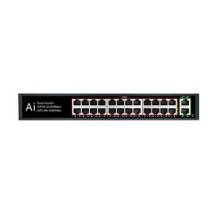 MS 2420GB - 24+2 portos gigabites PoE switch - 6074
