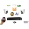 Monitorrs Security - AI IP Aktív dóm kamerarendszer 2 kamerával 5 mpix - 6077K2