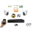 Monitorrs Security - AI IP Aktív dóm kamerarendszer 2 kamerával 5 mpix - 6077K2