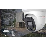 Monitorrs Security - AI IP Aktív dóm kamerarendszer 6 kamerával 5 mpix - 6077K6