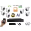 Monitorrs Security - AI IP Aktív dóm kamerarendszer 7 kamerával switchel 5 mpix - 6077K7B