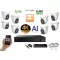 Monitorrs Security - AI IP Aktív dóm kamerarendszer 8 kamerával switchel 8 mpix - 6077K8B