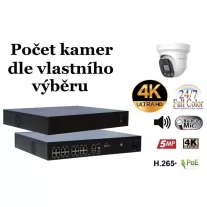   Monitorrs Security - AI IP Aktív dóm kamerarendszer 9-16 kamerával 8 mpix - 6077K9-16