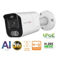   Monitorrs Security - AI IP Aktív kamerarendszer 4 kamerával 5 mpix WTube - 6078K4