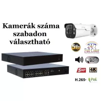   Monitorrs Security - AI IP Aktív kamerarendszer 9-16 kamerával 8 mpix WTube - 6079K9-16