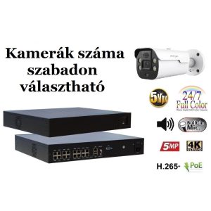 Monitorrs Security - AI IP Aktív kamerarendszer 9-16 kamerával 5 mpix WTube - 6079K9-16