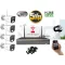 Monitorrs Security - Wifi IP kamerarendszer 4 kamerával 5 Mpix - 6121K4