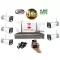Monitorrs Security - Wifi IP kamerarendszer 5 kamerával 5 Mpix - 6121K5