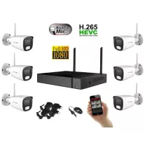   Monitorrs Security - Wifi IP kamerarendszer 6 kamerával 2 Mpix. - 6122k6