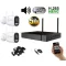 Monitorrs Security - Wifi IP kamerarendszer 2 kamerával 5 Mpix, aktív - 6123K2
