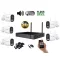 Monitorrs Security - Wifi IP kamerarendszer 5 kamerával 5 Mpix, aktív - 6123K5