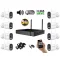 Monitorrs Security - Wifi IP kamerarendszer 8 kamerával 5 Mpix, aktív - 6123K8