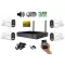 Monitorrs Security - Wifi IP kamerarendszer 4 kamerával 2 Mpix, aktív - 6124K4