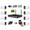 Monitorrs Security - Wifi IP kamerarendszer 8 kamerával 2 Mpix, aktív - 6124K8