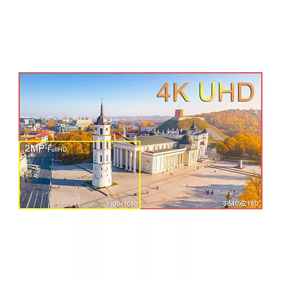 Monitorrs Security - Wifi IP 4K kamerarendszer 2 kamerával 8 Mpix. - 6125k2