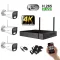 Monitorrs Security - Wifi IP 4K kamerarendszer 3 kamerával 8 Mpix. - 6125k3