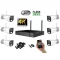 Monitorrs Security - Wifi IP 4K kamerarendszer 6 kamerával 8 Mpix. - 6125k6