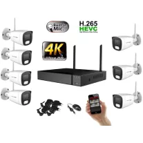   Monitorrs Security - Wifi IP 4K kamerarendszer 7 kamerával 8 Mpix. - 6125k7