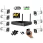 Monitorrs Security - Wifi IP 4K kamerarendszer 7 kamerával 8 Mpix. - 6125k7