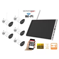   Monitorrs Security - Wifi All in One kamerarendszer 5 kamerával 3 Mpix - 6129K5