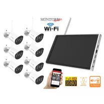   Monitorrs Security - Wifi All in One kamerarendszer 7 kamerával 3 Mpix - 6129K7