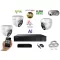MS - AI Hybrid Light IP kamerarendszer 3 kamerával switchel 5 Mpix WD - 6141k3B