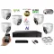 MS - AI Hybrid Light IP kamerarendszer 5 kamerával switchel 5 Mpix WD - 6141k5B