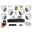 MS - AI Hybrid Light IP kamerarendszer 6 kamerával switchel 5 Mpix WD - 6141k6B