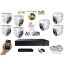 MS - AI Hybrid Light IP kamerarendszer 7 kamerával switchel 5 Mpix WD - 6141k7B
