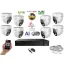 Monitorrs Security - AI Hybrid Light IP kamerarendszer 8 kamerával 5 Mpix WD - 6141k8
