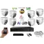 MS - AI Hybrid Light IP kamerarendszer 8 kamerával switchel 5 Mpix WD - 6141k8B