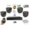 Monitorrs Security - AI Hybrid Light IP kamerarendszer 4 kamerával 5 Mpix GD - 6142k4