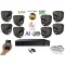 Monitorrs Security - AI Hybrid Light IP kamerarendszer 8 kamerával 5 Mpix GD - 6142k8