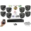 Monitorrs Security - AI Hybrid Light IP kamerarendszer 8 kamerával 5 Mpix GD - 6142k8